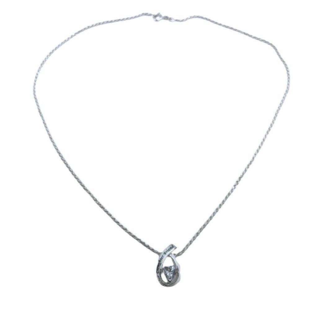 Fas Signed 925 Sterling Silver Pendant Necklace 30$
